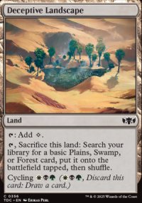 Deceptive Landscape - Tarkir: Dragonstorm Commander Decks