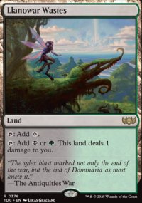 Llanowar Wastes - Tarkir: Dragonstorm Commander Decks