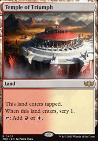 Temple of Triumph - Tarkir: Dragonstorm Commander Decks