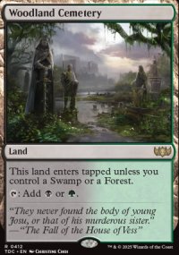 Woodland Cemetery - Tarkir: Dragonstorm Commander Decks
