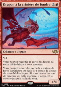Dragon  la crinire de foudre - Tarkir: Dragonstorm Commander Decks