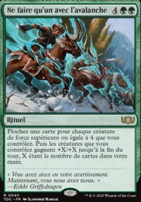 Ne faire qu'un avec l'avalanche - Tarkir: Dragonstorm Commander Decks