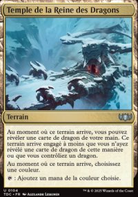 Temple de la Reine des Dragons - Tarkir: Dragonstorm Commander Decks