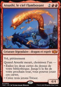 Atsushi, le ciel flamboyant - Tarkir: Dragonstorm Commander Decks