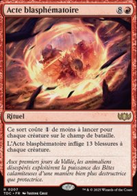 Acte blasphmatoire - Tarkir: Dragonstorm Commander Decks
