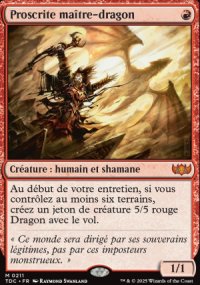 Proscrite matre-dragon - Tarkir: Dragonstorm Commander Decks