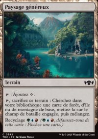 Paysage gnreux - Tarkir: Dragonstorm Commander Decks