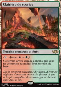 Clairire de scories - Tarkir: Dragonstorm Commander Decks