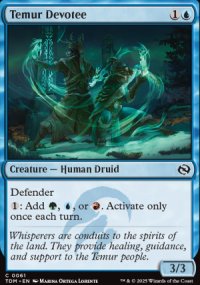 Temur Devotee - Tarkir: Dragonstorm