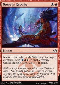 Narset's Rebuke - Tarkir: Dragonstorm