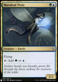 Pixie de Marafeuille - The List