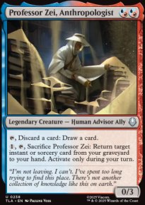 Professor Zei, Anthropologist - Avatar: The Last Airbender