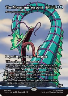 Koma, Cosmos Serpent - Avatar: The Last Airbender Eternal-Legal