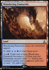 Fumerolle vagabonde - The List