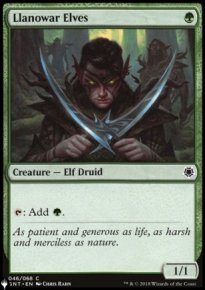 Elfes de Llanowar - The List