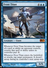 Titan de givre - The List