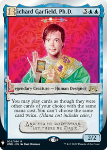 Richard Garfield, docteur es philosophie - The List