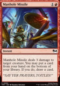 Manhole Missile - Teenage Mutant Ninja Turtles