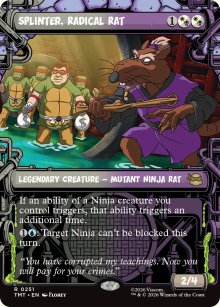 Splinter, Radical Rat - Teenage Mutant Ninja Turtles