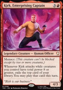 Kirk, Enterprising Captain - Star Trek Commander Decks