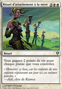 Rituel d'attachement à la terre - 