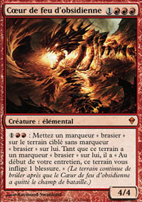 Cœur de feu d'obsidienne - 