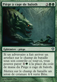 Piège à cage de baloth - 